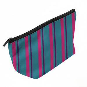 Trousse de toilette géométrique pour hommes et femmes Organisateur de voyage en coton et polyester mélangé avec crochet de suspension - Product Image 3