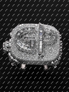 Bague unisexe la plus vendue, look élégant, certifiée IGI, argent 925 plaqué or 14 carats, perle d'eau douce sertie en canal, bijoux de luxe - Product Image 2