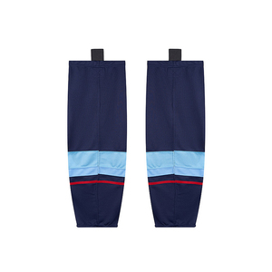 Chaussettes de hockey sur glace modernes, légères, en tricot athlétique, avec construction extensible, ajustement confortable, designs d'équipe personnalisés, multiples modèles - Product Image 1