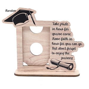 2024 personnalisé Graduation Plaque signe UV imprimé acrylique classe autocollant nouveau diplômé félicitations cadeau - Product Image 2