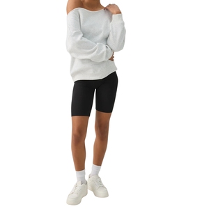 Shorts Deportivos de Cintura Alta para Mujer, sin Costuras, al por Mayor, Personalizados, con Efecto Levanta Glúteos, Elásticos, para Yoga y Fitness, con Bolsillos - Product Image 1