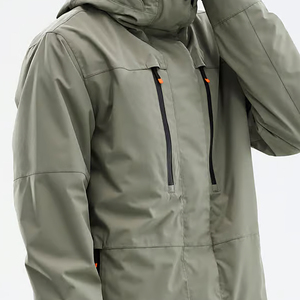 Vestes de ski décontractées d'extérieur personnalisées de haute qualité en gros, best-seller, imperméables et coupe-vent pour hommes - Product Image 4