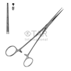 คีมหนีบหลอดเลือดแดง Bengolea แบบตรง ขนาด 26.0 ซม. พร้อมฟัน 1x2 ซี่ ทำจากสแตนเลส สำหรับการผ่าตัด - Product Image 4