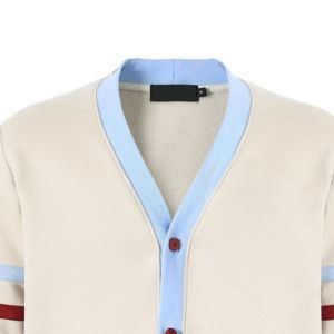 Add Your Custom High-quality V-neck <b>Sweaters</b> for sorority/Fraternity/ Schools/Colleges/Universities LogosFleece <b>Cardigans</b> - Product Image 2