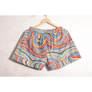 Conjunto de Pijama Corto de Algodón Estampado para Mujer, Ropa de Dormir Elegante para Verano, Suave y Transpirable - Product Image 5