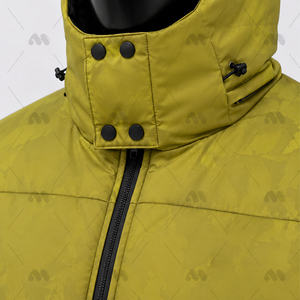 Chaqueta Acolchada con Capucha para Hombre, de Alta Calidad, con Logotipo Personalizado, Abrigo de Invierno Acolchado, Resistente al Viento, Cálido, para Exteriores, OEM - Product Image 6