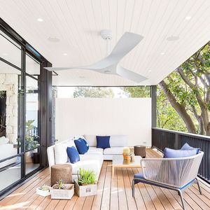 Ventilatore da Soffitto Silenzioso Reversibile con Motore DC da 52 Pollici, Telecomando, 6 Velocità, con o Senza Funzione Luce - Product Image 2