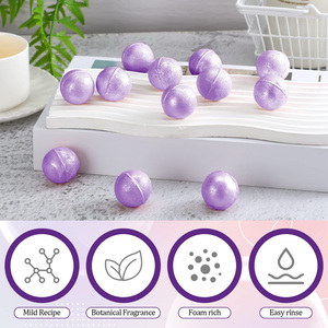 Vente directe usine – Bombes de bain effervescentes bio à la lavande, marque privée, aromathérapie pour OEM, relaxation, sel de bain, coffret cadeau - Product Image 3