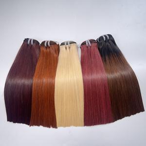 Soldes de Noël Extensions de cheveux 100% humains teintes couleur cheveux raides comme des baguettes sans perte ni nœuds Prêtes à être expédiées - Product Image 3