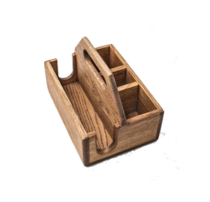 Premium Wooden Serving Utility <b>Caddy</b> with Durable Construction for Hospitality Environments - Product Image 1