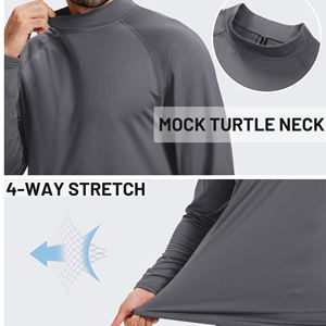 Camiseta de Compresión de Manga Larga Multicolor Hecha a Medida, Camiseta Deportiva de Secado Rápido con Buena Costura, Camisetas para Hombre - Product Image 4