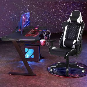 Sedia da Gaming con Supporto Lombare e Poggiatesta con Funzione Massaggio - Product Image 4