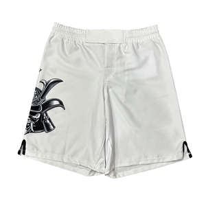 Pantalones Cortos de Grappling MMA - Pantalones Cortos de Lucha Duraderos y Flexibles de Spandex/Nylon, Transpirables, Unisex, de Corte Holgado para Entrenamiento de Grappling - Product Image 2