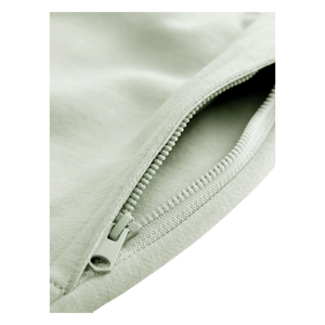 Men's Solid Light Green Bermuda Shorts Cotton Casual Elastic Waist Mid Rise Breathable Woven Style - Product Image 4