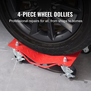 Carrello Sposta Auto in Acciaio Rinforzato da 8000 Libbre con Freno e Perno di Bloccaggio - Product Image 2