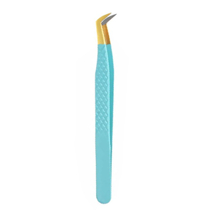 Volume Eyelash Extension Tweezers Set Stainless Steel Anti-Static 90 Degree Tip Smooth Texture Professional Eyelash tweezers - Product Image 2
