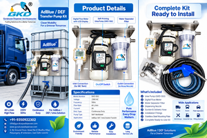 Kit de pompe à urée GKD-550 220V 550W 40L/Min avec débitmètre, montage mural ou au sol sur réservoir - Product Image 5