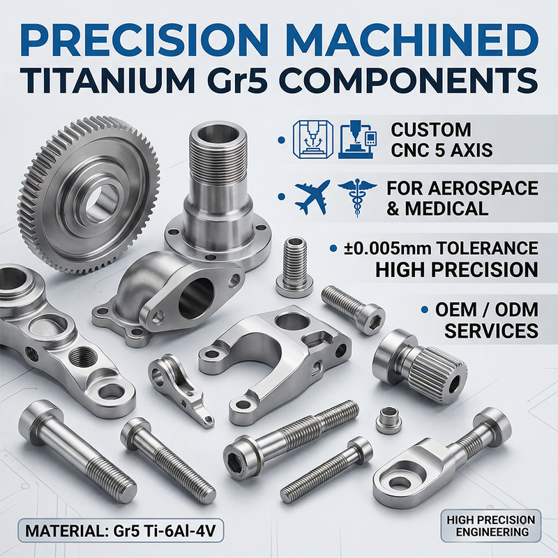 Titanium CNC Machining Service Custom Parts