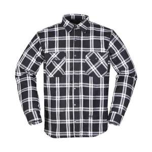 Premium Quality % Cotton Breathable Unisex Racing Motorbike Flannel Shirt with YKK Zipper and CE <b>Protectors</b> 2026 Customizable - Product Image 1