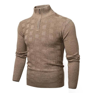 Suéter de Punto Personalizado ODM para Hombre, Grueso, de Lana, con Cordones, Suave, de Merino, Estilo Casual, Clásico - Product Image 3