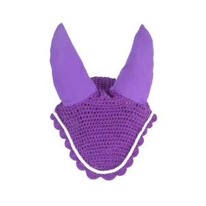 Wholesale Crochet Horse Ear <b>Net</b> <b>Fly</b> Veil Premium Horse Ear Bonnet Low Price Custom Equestrian Riding OEM Manufacturer - Product Image 1