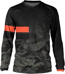 เสื้อเจอร์ซีย์จักรยานเสือภูเขาแขนยาวสำหรับผู้ชาย ขายส่ง เสื้อผ้าปั่นจักรยานแบบกำหนดเองได้ mtb - Product Image 4