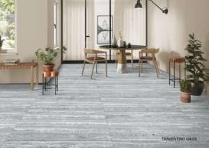 Azulejos de porcelana mate de alta gama, tamaño 600x1200, formato grande para pisos y paredes, para interiores residenciales y comerciales de lujo. - Product Image 2