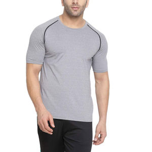 Camiseta Deportiva de Algodón de Secado Rápido con Logotipo Personalizado para Correr, Hacer Ejercicio, Gimnasio, Deporte, Camisetas Musculares para Hombre - Product Image 1