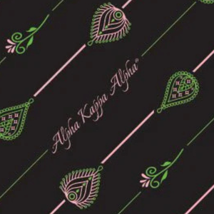 Along Lines Square <b>Scarf</b> Black Lightweight Eco-Friendly Fashion Pink Green Ivy Pattern Soft Women's Sorority Shawl <b>Neck</b> Wrap - Product Image 4
