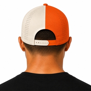 Casquette en corde unisexe brodée, style moderne pour l'extérieur, détails de couture soignés, design bicolore, ajustement confortable, casquette de golf réglable - Product Image 2