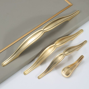 S-shaped Bright Chrome Brushed Cabinetry Furniture Handle Modern Simple Slotted Drawer TV Cabinet Handle - Product Image 6