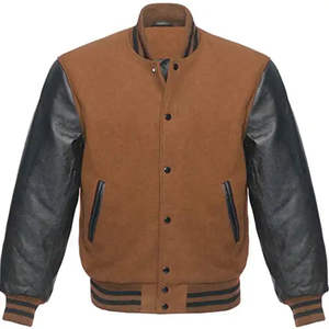 Chaquetas Varsity de Diseño Personalizado para Hombre, Más Vendidas, Cuello Alto, Estilo Urbano, Chaqueta Letterman para Hombre - Product Image 1