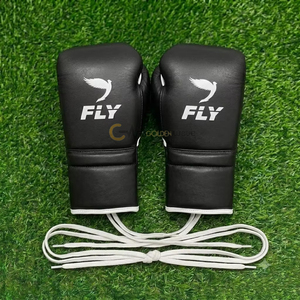 Set de Boxeo Profesional Personalizado al por Mayor: Guantes de Entrenamiento de Cuero Vacuno con Súper Cordones y Protección Completa para Sparring - Product Image 2