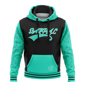 Sweat à capuche personnalisé pour homme en mélange polyester/coton, 340 GSM, épais, écologique et respirant - Product Image 1