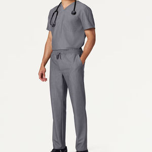 Uniformes Médicos de Alta Calidad para Hombres, Cuello en V, para Uso Hospitalario, Ropa Médica para Personal, Diseño Totalmente Personalizado - Product Image 1
