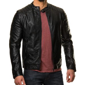Veste en cuir pour homme à séchage rapide, idéale pour la saison des pluies, en cuir, résistante à l'eau, respirante et fonctionnelle. - Product Image 3