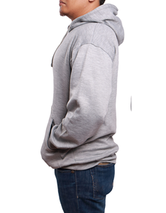 Sweats à capuche pour hommes en tissu polaire polyester-coton en 280 GSM - Product Image 3