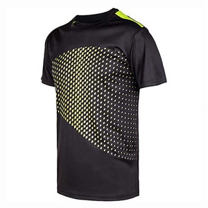 เสื้อยืดลำลองผู้ชาย ELIXE SPORTS ทรงปกติ ระบายอากาศได้ดี แห้งเร็ว คอกลม พิมพ์ลายดิจิตอล ผ้าถักโพลีเอสเตอร์/คอตตอน โลโก้ด้านหน้า - Product Image 4