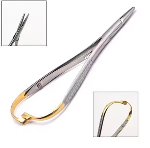 Instrumentos Quirúrgicos de Ortodoncia Profesionales, Portaagujas Manual TC con Punta de 17 cm, Portaagujas Mathieu Antiácido de Acero Inoxidable, Precio al por Mayor - Product Image 6
