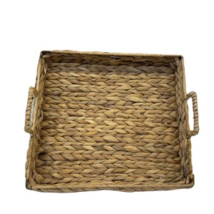 ตะกร้าสี่เหลี่ยมอเนกประสงค์จากผักตบชวา หรูหรา เป็นมิตรกับสิ่งแวดล้อม - Product Image 1