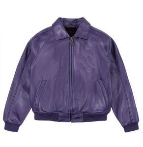 Best Quality Men's Genuine Leather <b>Jacket</b> for Fall and Winter High Street Style Plain Dyed with OEM Service Online Sale - Product Image 3