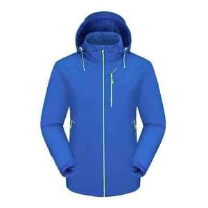 Customized <b>Men's</b> Canvas Softshell Stand Collar Winter <b>Rain</b> <b>Jacket</b> with Zipper Closure Breathable <b>Lightweight</b> Outdoor - Product Image 1