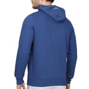 Sudadera con Capucha Azul para Hombre, Cierre de Cremallera, Corte Regular, Informal, de Punto, de Algodón, para Otoño - Product Image 3