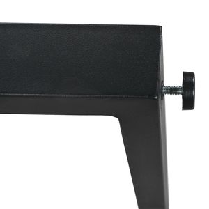 Set da pranzo all'aperto Beige da 7 pezzi con cuscini per sedie da giardino rimovibili - Product Image 5