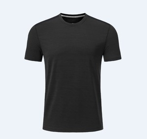 OEM Front Custom Quick Dry Plus Size Mens Short Sleeve Summer Sportswear Regular Fit Breathable Fitness Top 100% Cotton <b>Tshirt</b> - Product Image 3