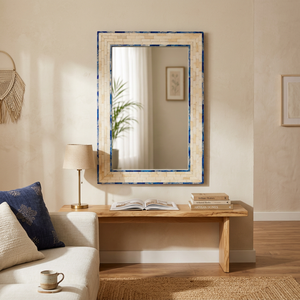 <b>Wall</b> <b>Mirror</b> Handmade Wholesale Custom OEM ODM Bone Inlay Rectangular Luxury Decorative Vanity <b>Mirror</b> DECORYUG - Product Image 2