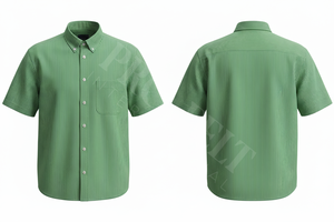 Nouvelle Collection – Chemise Décontractée d'Été en Coton à Manches Longues Anti-Plis en Flanelle de Qualité Supérieure pour Bureau, avec Poche – Vente en Gros, OEM, ODM - Product Image 5