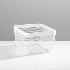 Panier de rangement en métal à fil épais, durable, pour la maison et la salle de bain - Product Image 1