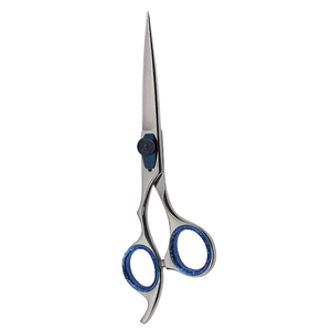 Professional Hairdressing Salon Scissors 6.5 Inch Blue & Silver Stainless Steel Barber Cutting <b>Shears</b> Hair Styling <b>Tool</b> - Product Image 3