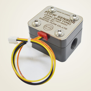 ราคาเครื่องวัดอัตราการไหลแบบดิจิตอล ยี่ห้อเกาหลี DGT-003AI Oval Gear Flow Sensor อลูมิเนียม PT 1/4 เกลียวใน - Product Image 1